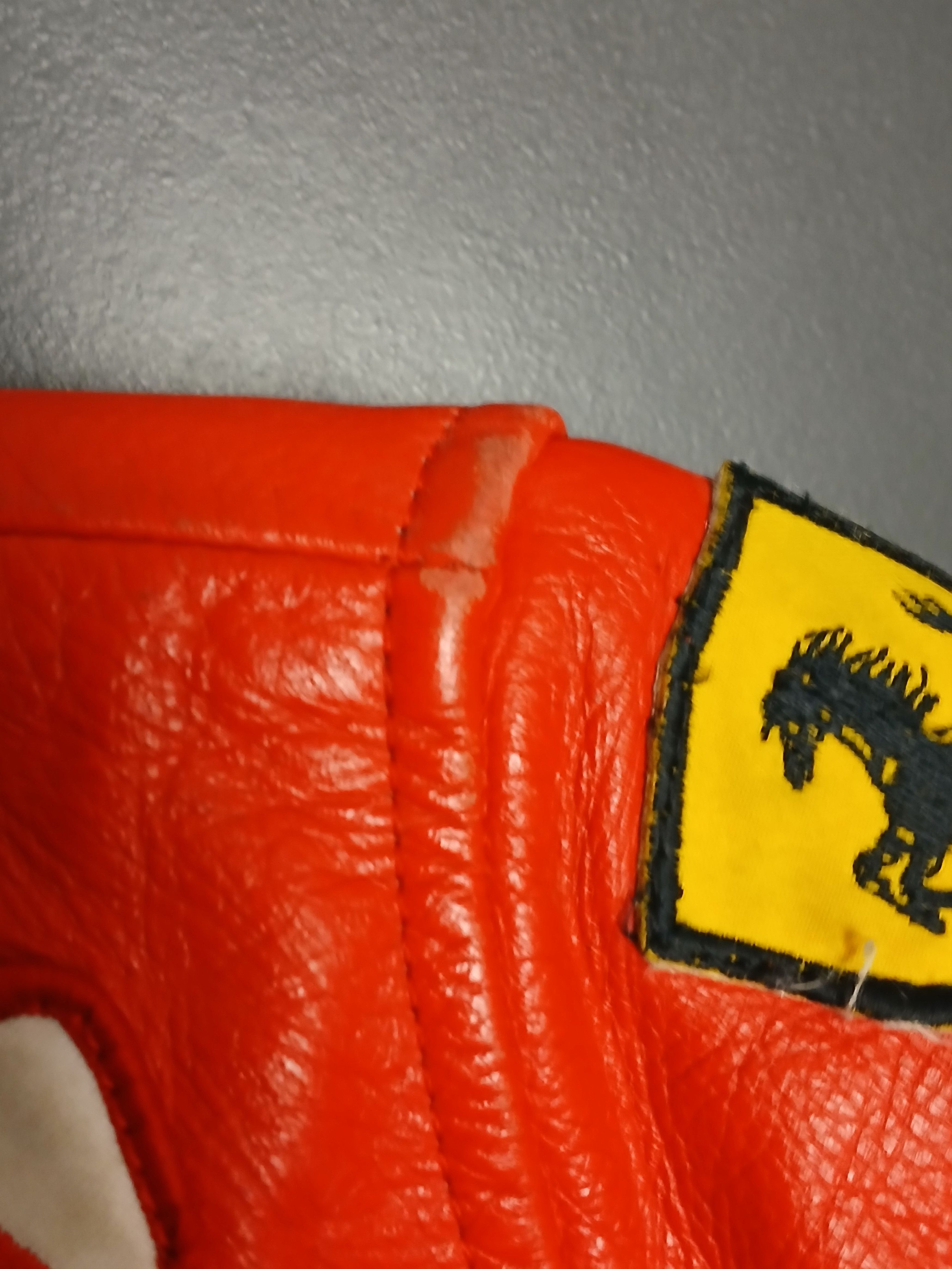 Ferrari F1 Racing Kids Leather Jacket