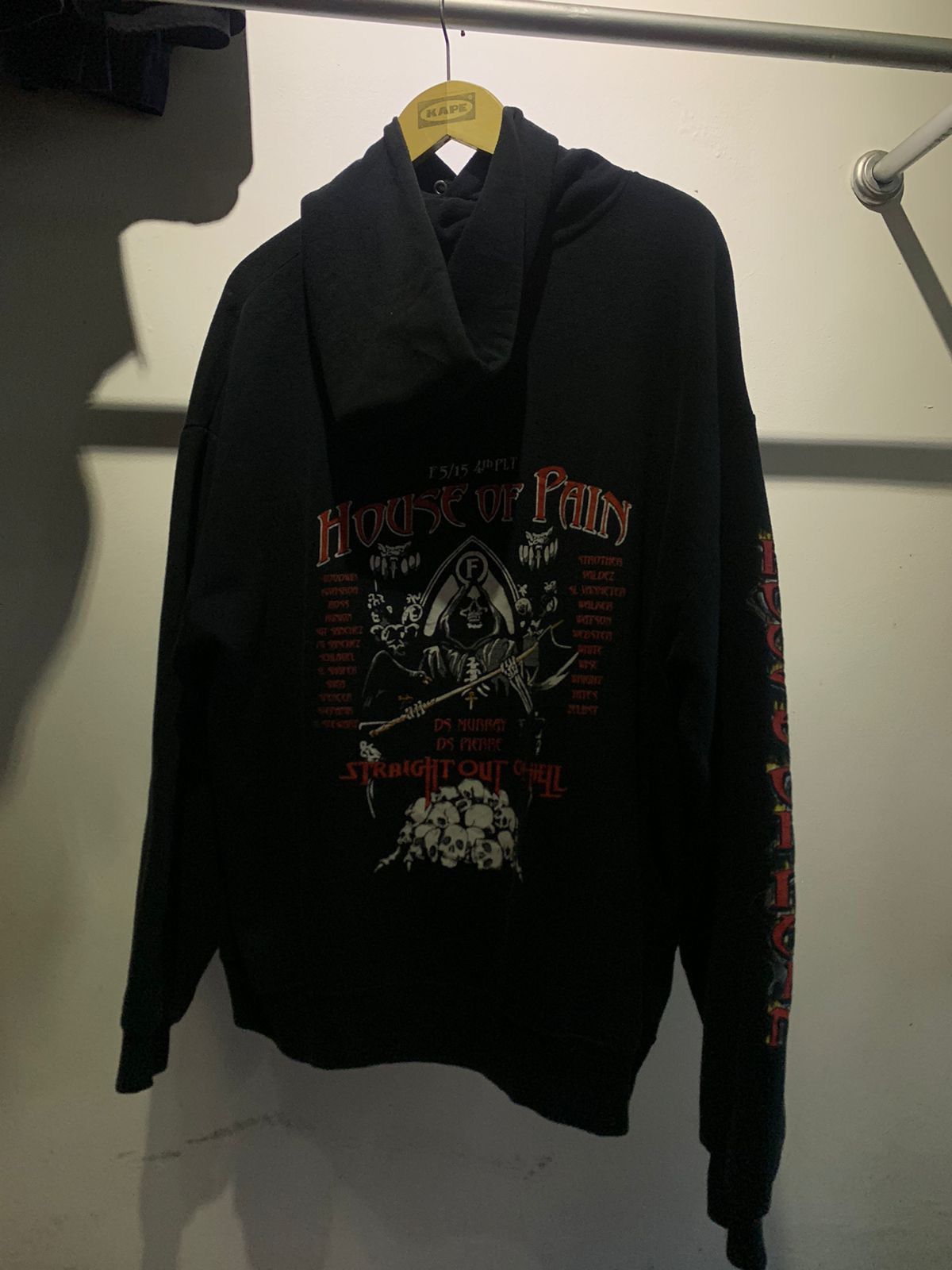 Band Tees × Rap Tees × Vintage Vintage 90s House of Pain Rap Recon Hoodie Size US XL / EU 56 / 4 - 2 Thumbnail