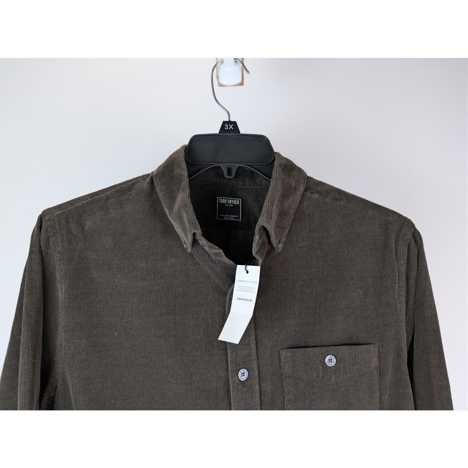 Todd Snyder o1rshd1 CC20 Button-Down Collar Wool-Blend Flannel Shirt Size US M / EU 48-50 / 2 - 3 Thumbnail