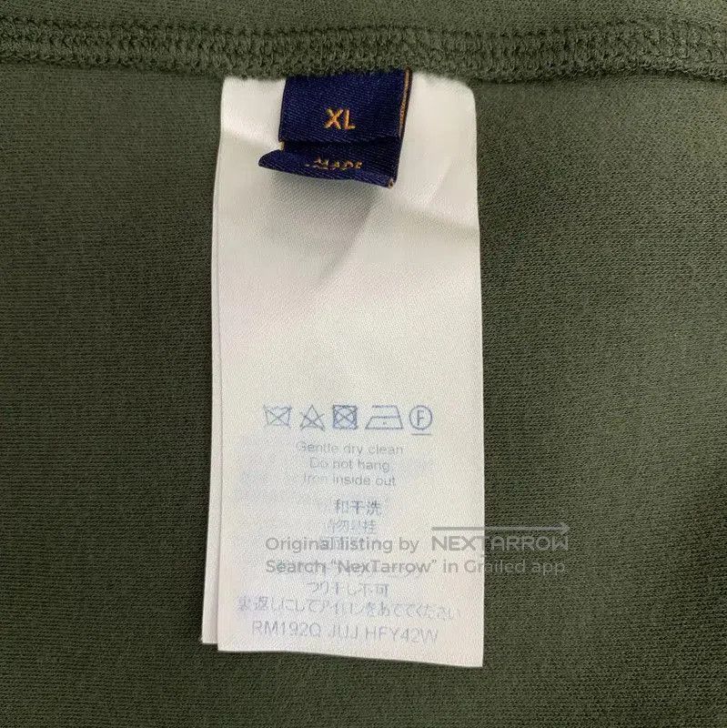 Louis Vuitton Louis Vuitton Olive Green Zip-Up Hoodie . Size US XL / EU 56 / 4 - 6 Thumbnail
