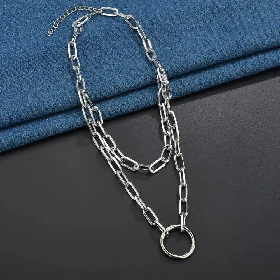 Jewelry Chain Link Ring Necklace Size ONE SIZE - 4 Thumbnail