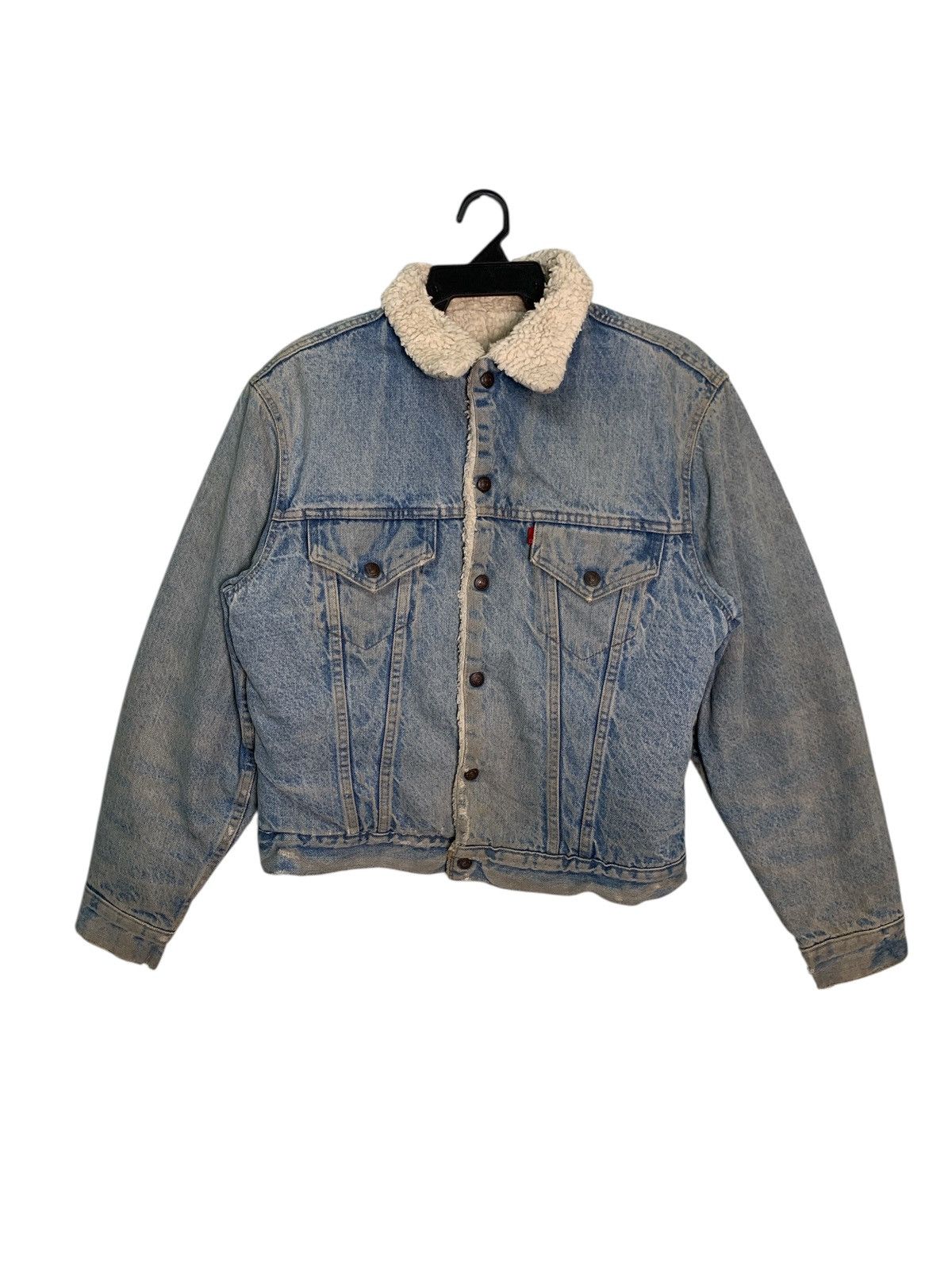 Levi's Vintage Clothing Rare Design Vintage Levi’s Single R Sherpa Jacket Size M / US 6-8 / IT 42-44 - 1 Thumbnail