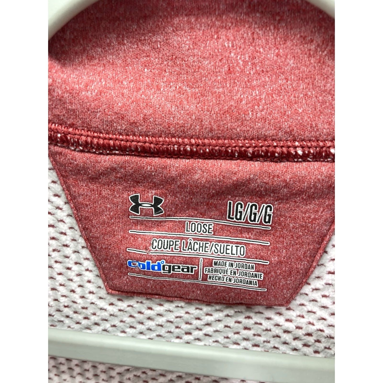 Under Armour Under Armour Womens Sweatshirt Pullover 1/4 Zip Red Wounded Warrior Long Sleeve Size L Fleece Size L / US 10 / IT 46 - 5 Thumbnail