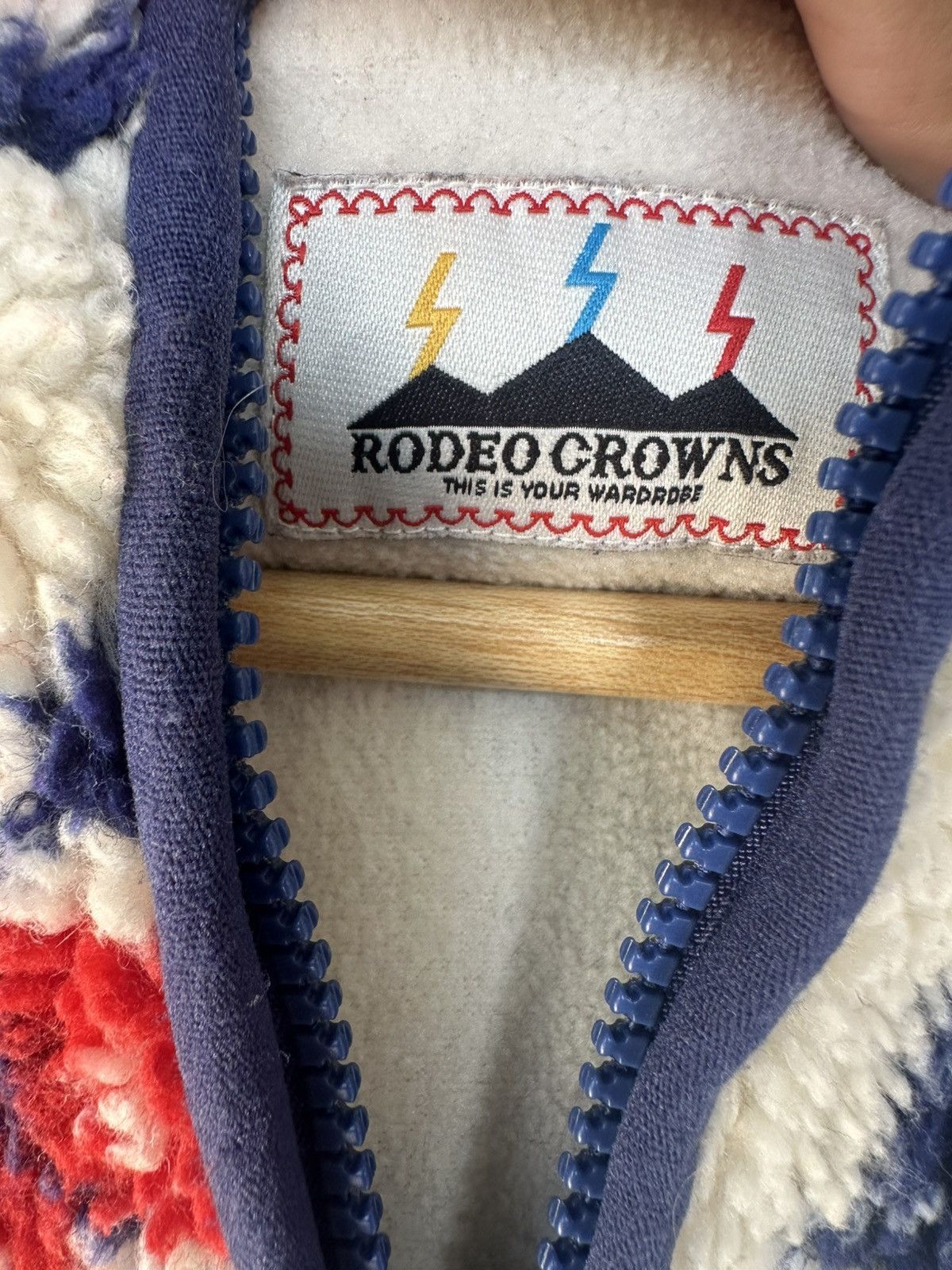 Japanese Brand Rodeo Crowns fleece jacket Size US S / EU 44-46 / 1 - 12 Thumbnail