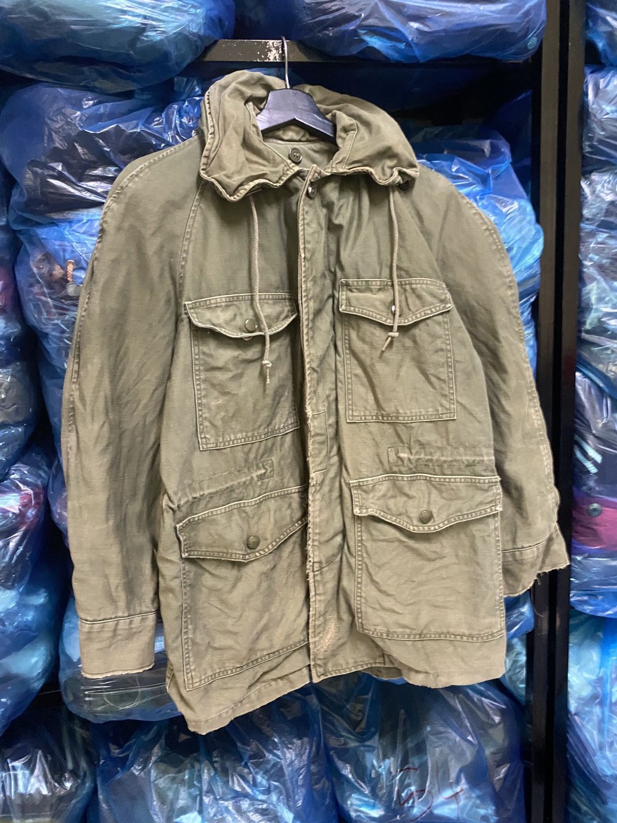 Other Vintage 60s John Ownbey M-51 Field Jacket OG-107 Army Green Size US XS / EU 42 / 0 - 3 Thumbnail