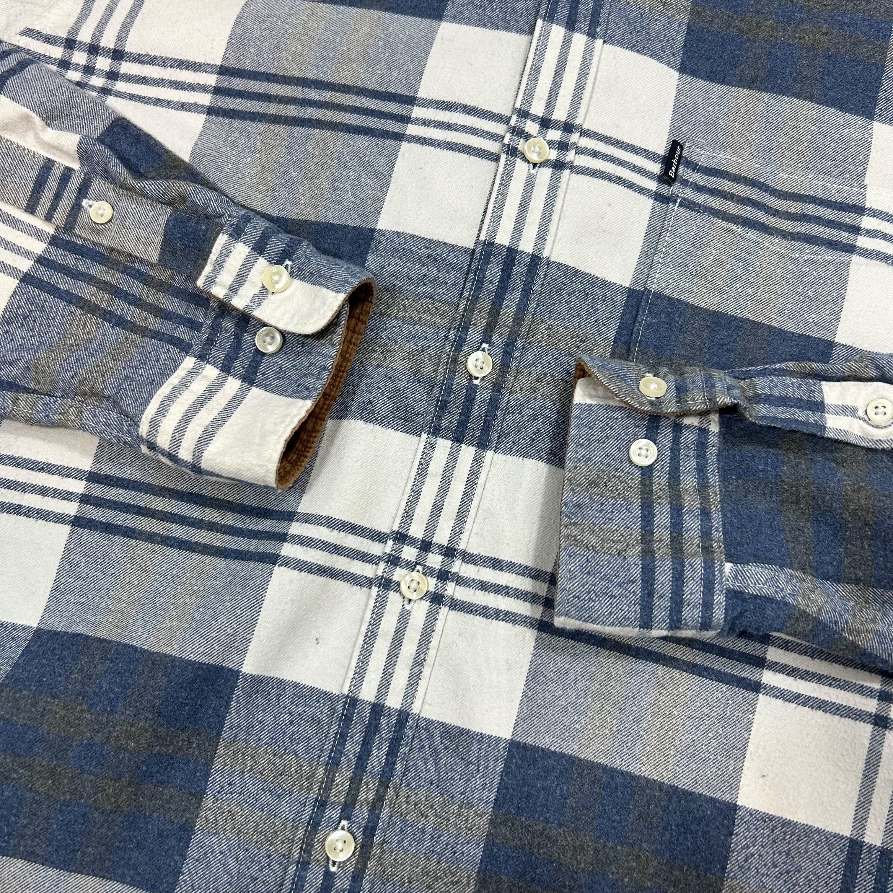 Barbour Barbour Endsleigh Highland Check Blue Plaid Flannel Shirt M Size US M / EU 48-50 / 2 - 5 Thumbnail