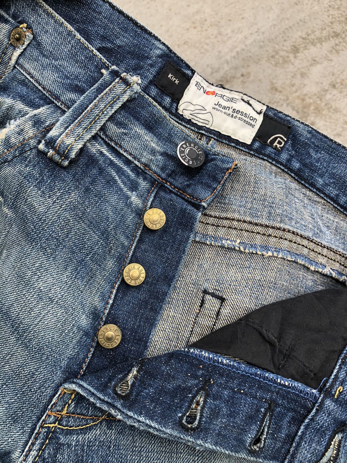 Energie VTGE ENERGIE KIRK Distressed Denim Size US 31 - 6 Thumbnail