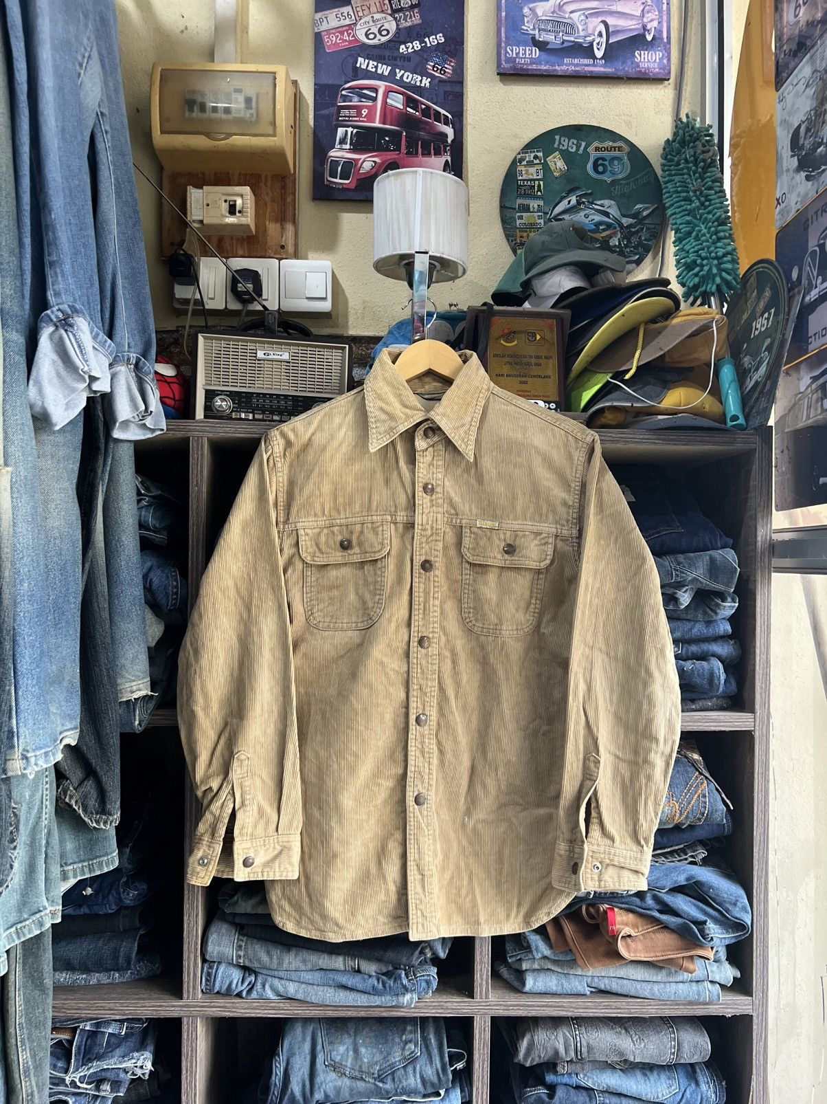 Japanese Brand 🔥Bison Corduroy Button Jacket Size US M / EU 48-50 / 2 - 1 Thumbnail