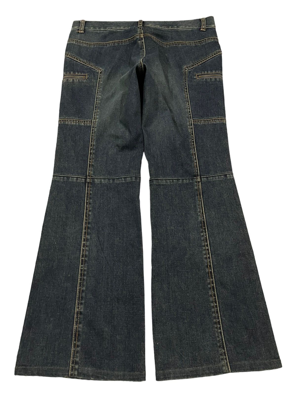 14th Addiction Vintage Japanese Brand Avant Garde Style Baggy Jeans Size US 33 - 2 Thumbnail