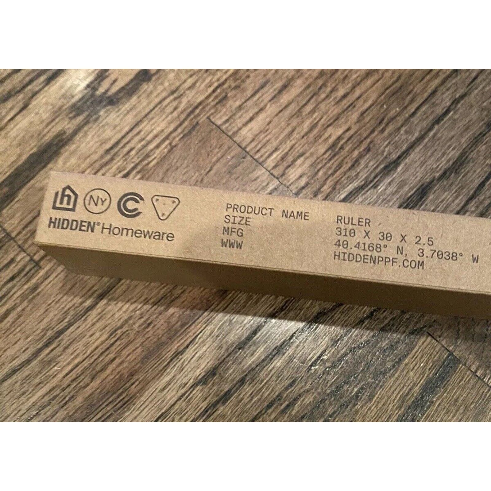 HIDDEN Hidden NY PPF Aluminum Ruler Green NEW Rare HiddenNY Size ONE SIZE - 3 Thumbnail