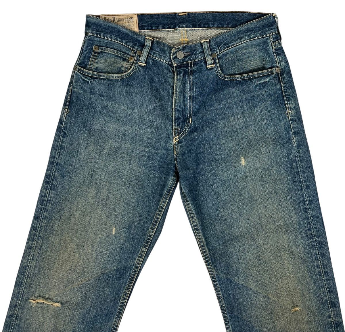 Polo Ralph Lauren Vintage Distressed Polo Ralph Lauren 867 Classic Jeans Size US 34 / EU 50 - 3 Thumbnail