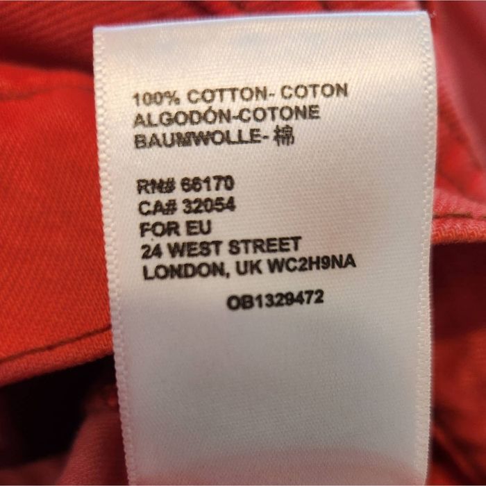 Bdg BDG Extreme Baggy High Rise Red Jeans 31 Grailed