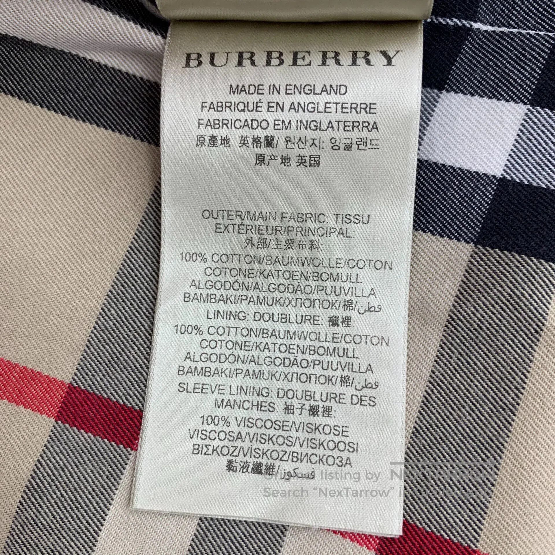 Burberry Burberry Brown Cotton Collar Double-breasted Long Sleeve B Size US S / EU 44-46 / 1 - 7 Thumbnail