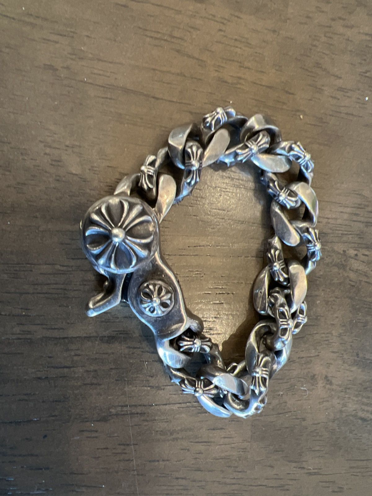 Chrome Hearts Chrome hearts fancy link clip 13 link bracelet