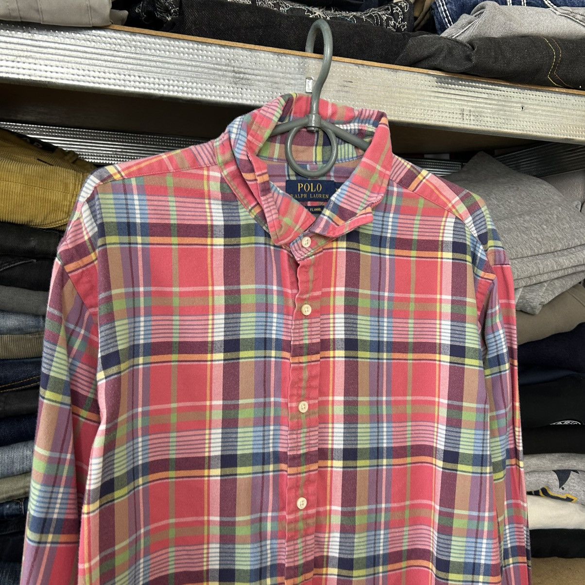 Polo Ralph Lauren Luxury Polo Ralph Lauren Basic Flannel Button Shirt Size US XL / EU 56 / 4 - 2 Thumbnail
