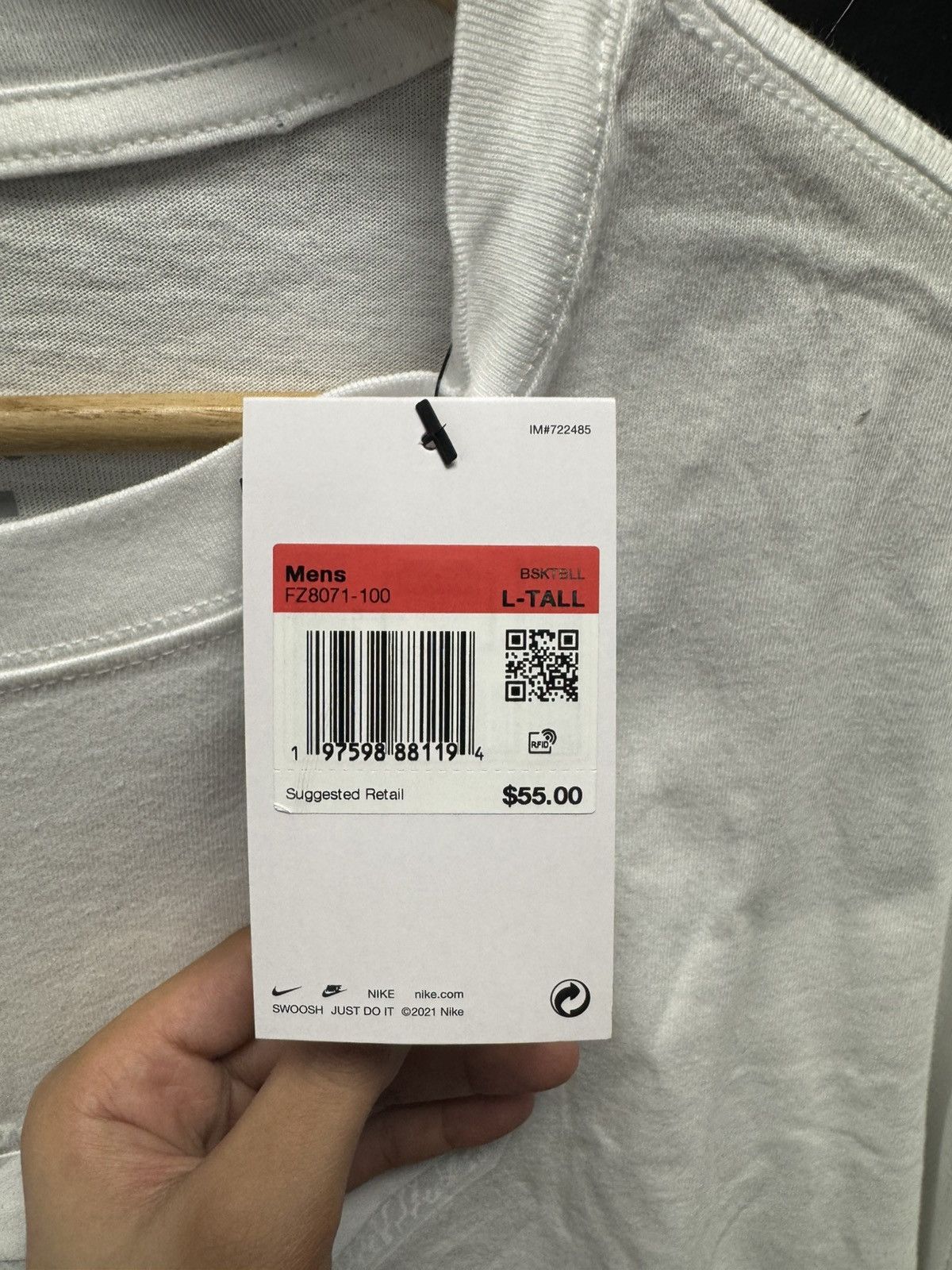 Nike Nike Kobe Bryant Halo T-shirt White Size US L / EU 52-54 / 3 - 2 Thumbnail