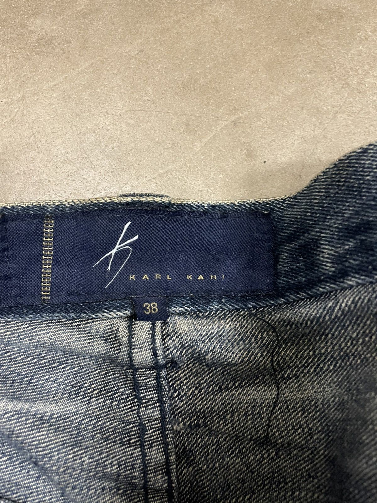 Designer × Karl Kani Karl Kani Baggy Studded Jeans Distressed Denim Size US 38 / EU 54 - 7 Thumbnail