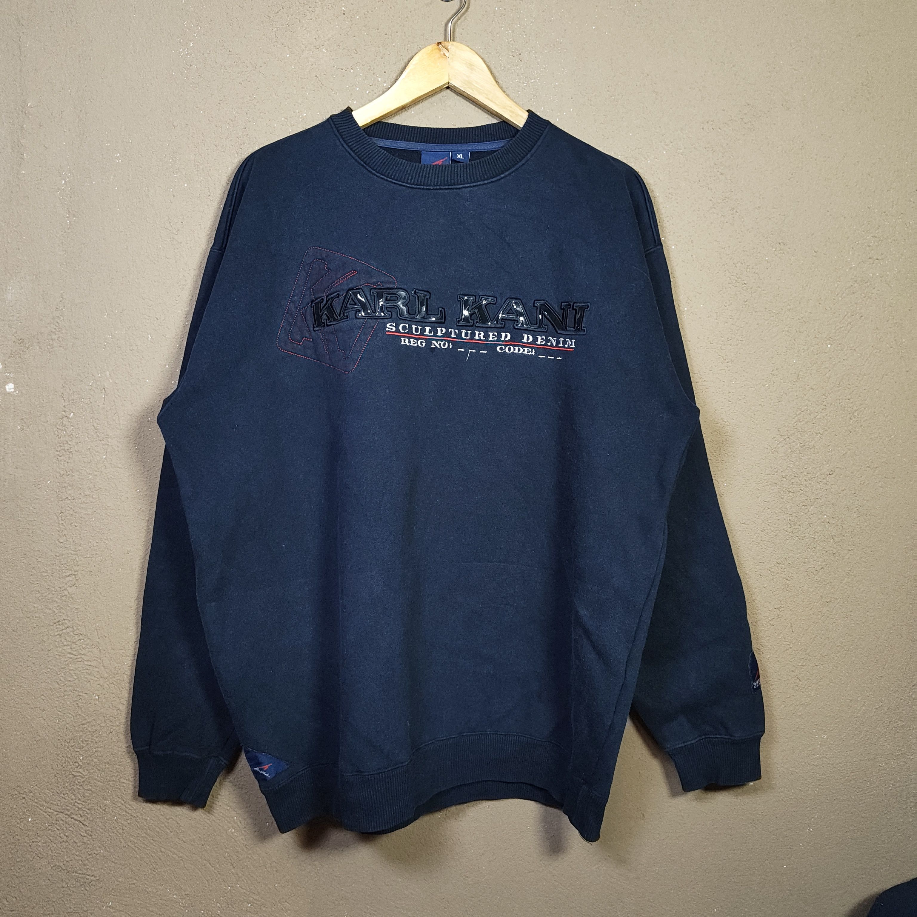 Karl Kani KARL KANI Spellout Oversized Sweatshirt Size US XL / EU 56 / 4 - 1 Thumbnail