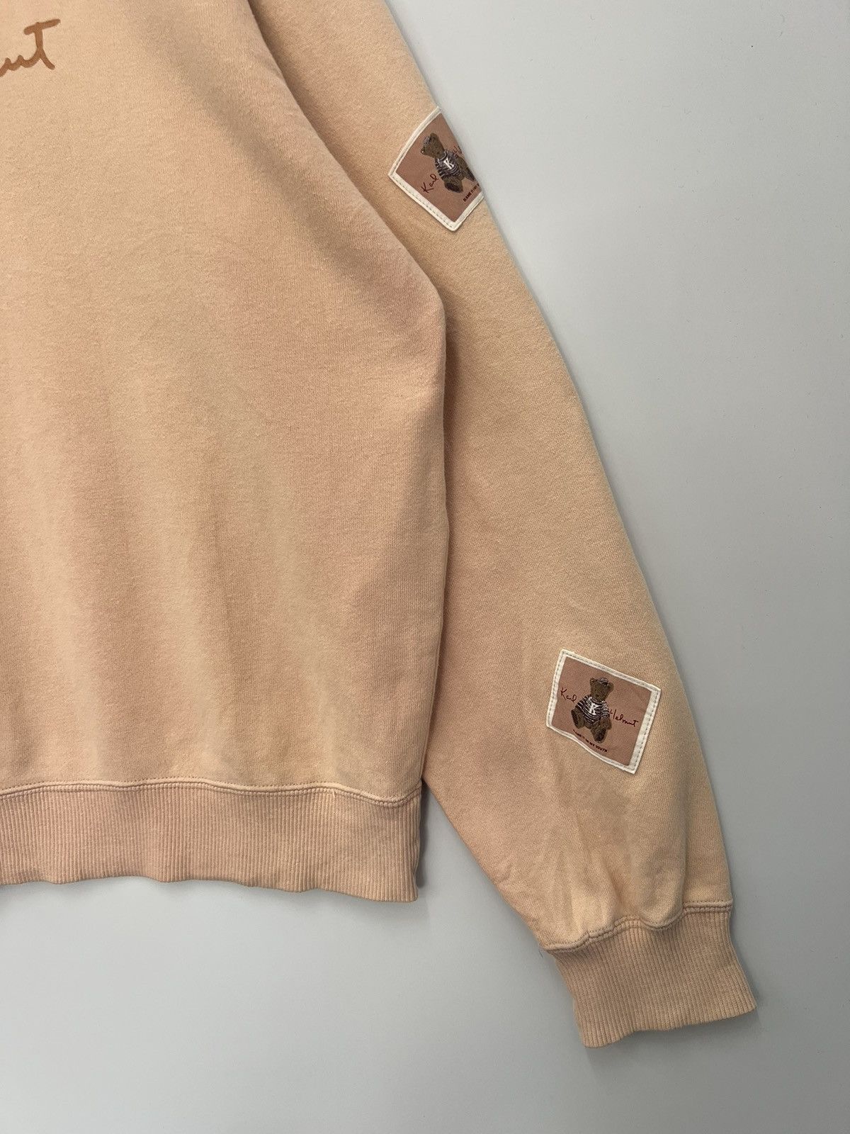 Japanese Brand × Karl Helmut × Vintage 🔥 Karl Helmut Faded multi patch Sweatshirt - M Size US M / EU 48-50 / 2 - 2 Thumbnail