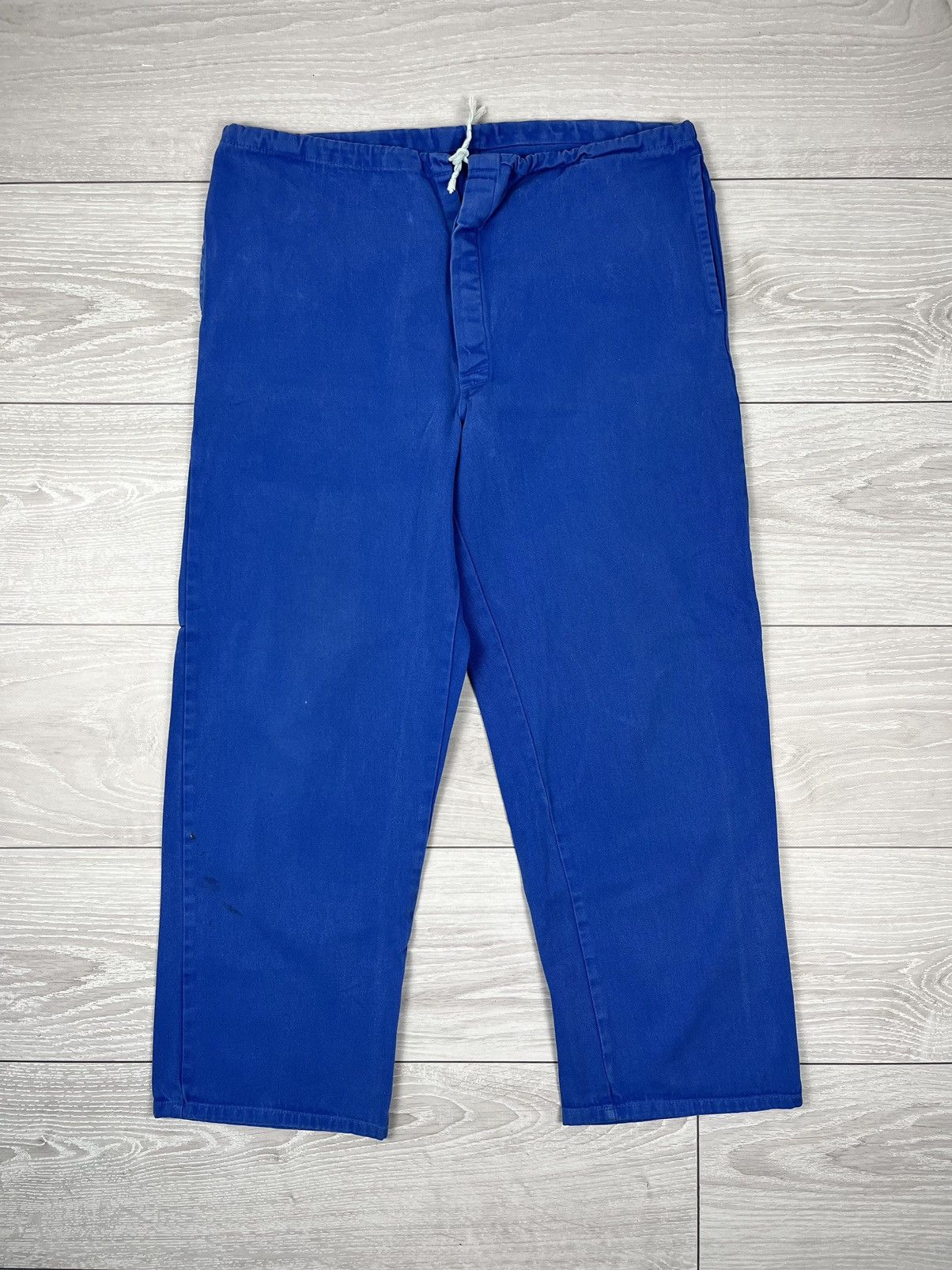 Le Laboureur Le Laboureur Vintage 70s French Blue Work Pants Size US 36 / EU 52 - 1 Thumbnail