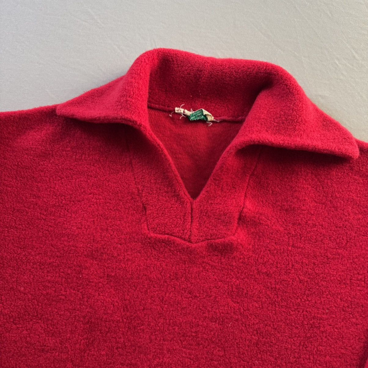 Abercrombie & Fitch Vintage 1950s Abercrombie & Fitch Johnny Collar Sweater Size US L / EU 52-54 / 3 - 3 Thumbnail