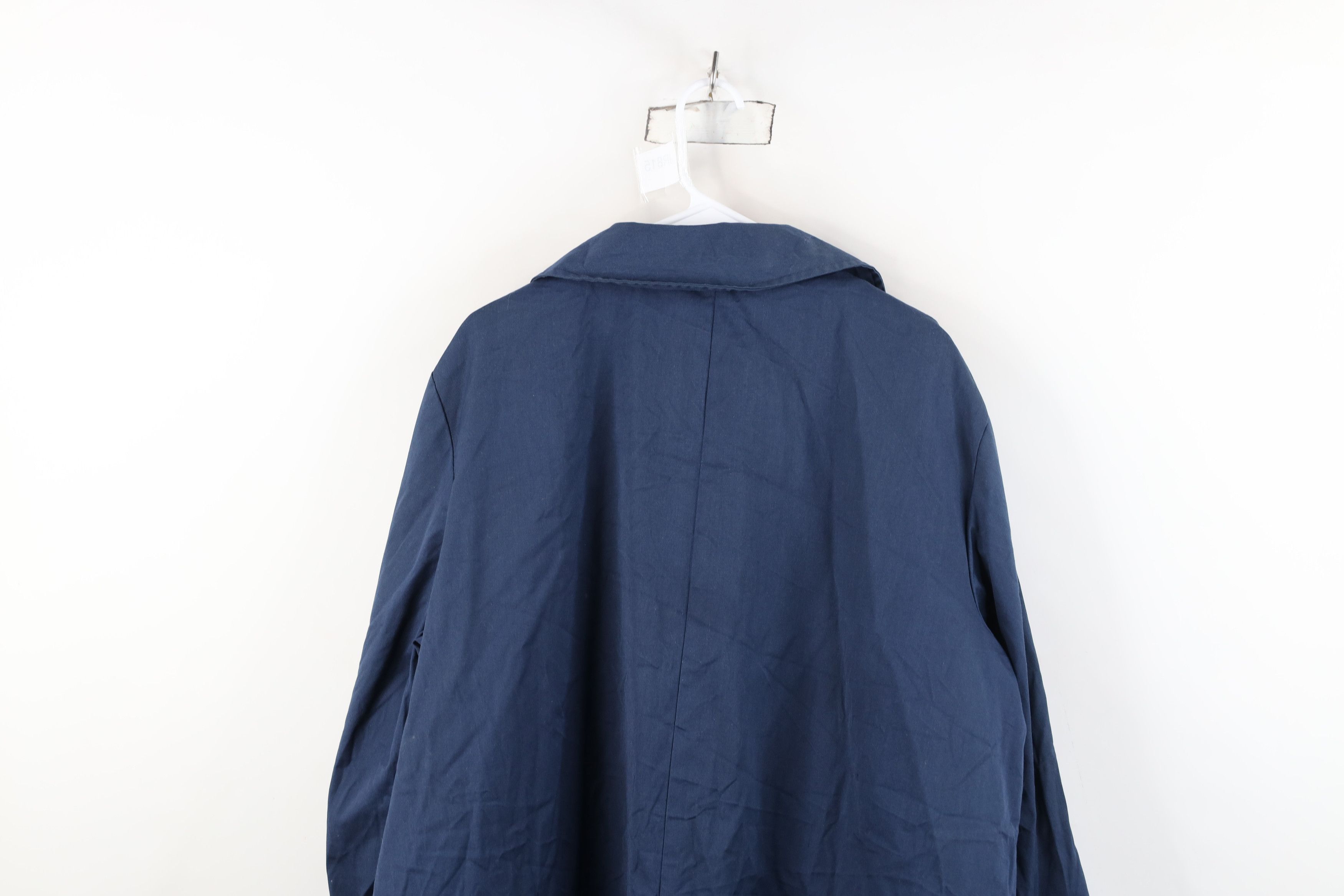Vintage Vintage 50s 60s Streetwear Gabardine Trench Coat Rain Jacket Size 3XL / US 20-22 - 14 Thumbnail