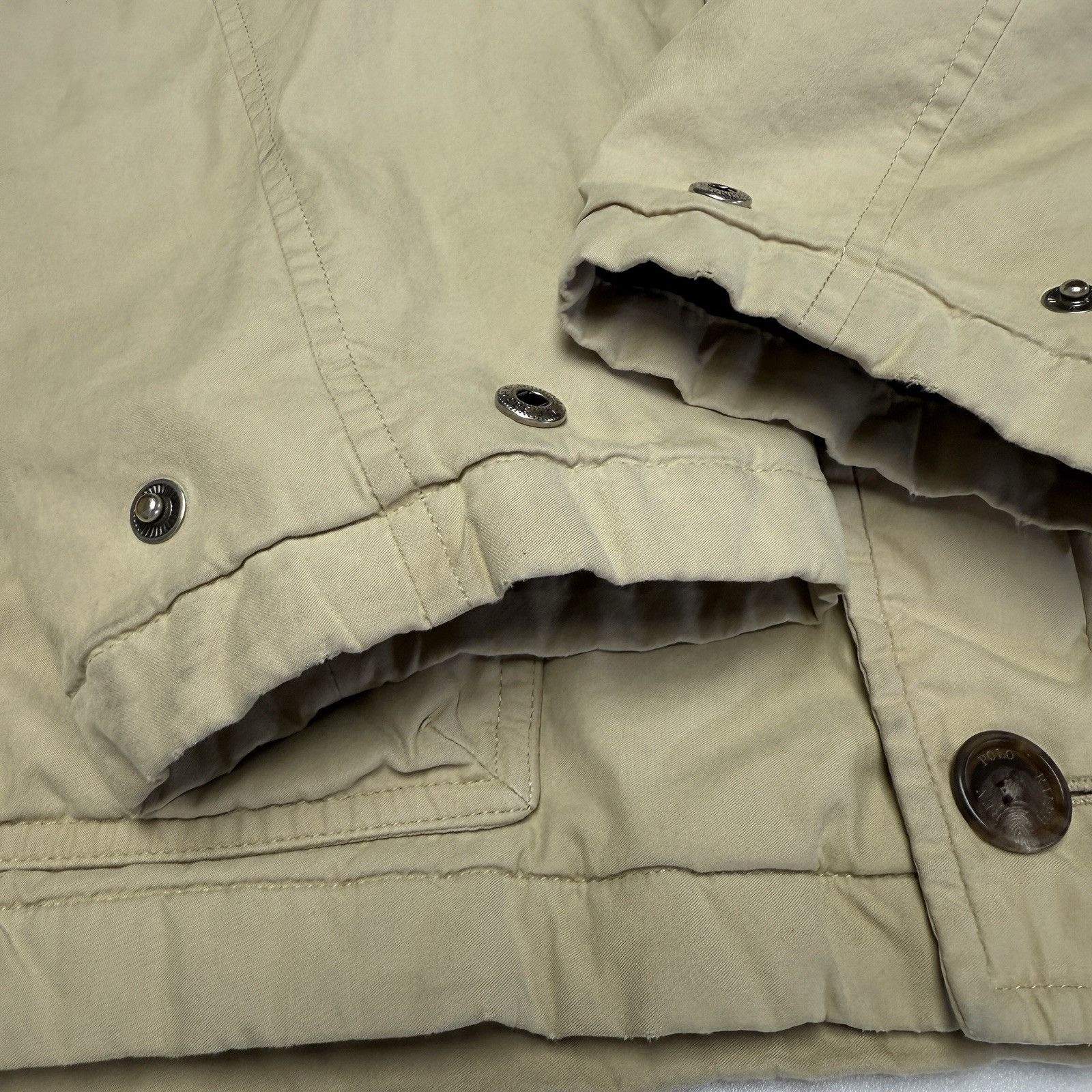 Polo Ralph Lauren Polo Ralph Lauren Jacket Mens Medium 25x30 Tan Full Zip Insu Size US M / EU 48-50 / 2 - 4 Thumbnail