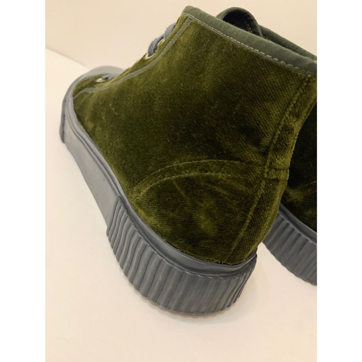 Theory THEORY CHUNKY VELVET HI-TOP SNEAKER Size US 11 / EU 44 - 17 Thumbnail