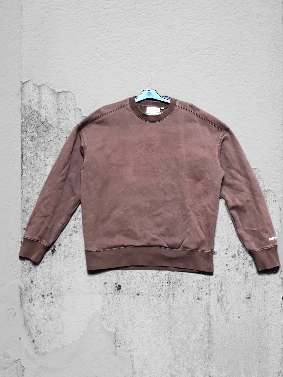 Carhartt vintage streetwear Y2K Carhartt Sweatshirt brown logo size S Size US S / EU 44-46 / 1 - 1 Thumbnail