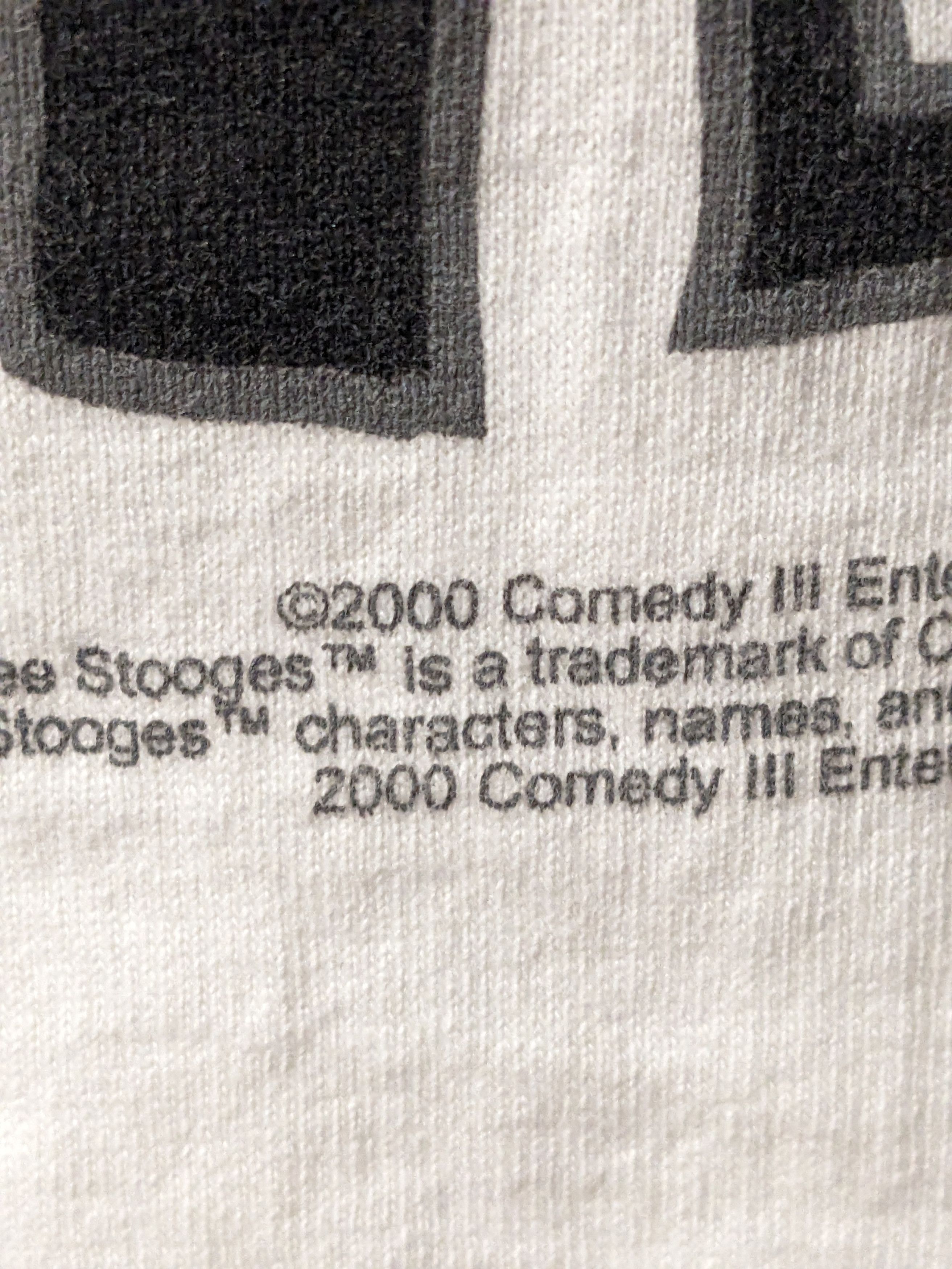 Vintage Vintage 2000 The Three Stooges Curly Soitenly T-Shirt Size US XXL / EU 58 / 5 - 3 Thumbnail