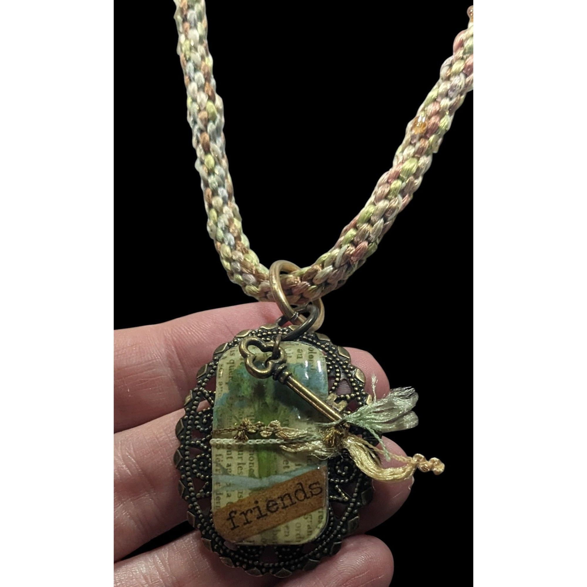 Other Handmade Rustic Cottagecore Friendship Necklace Size ONE SIZE - 5 Thumbnail
