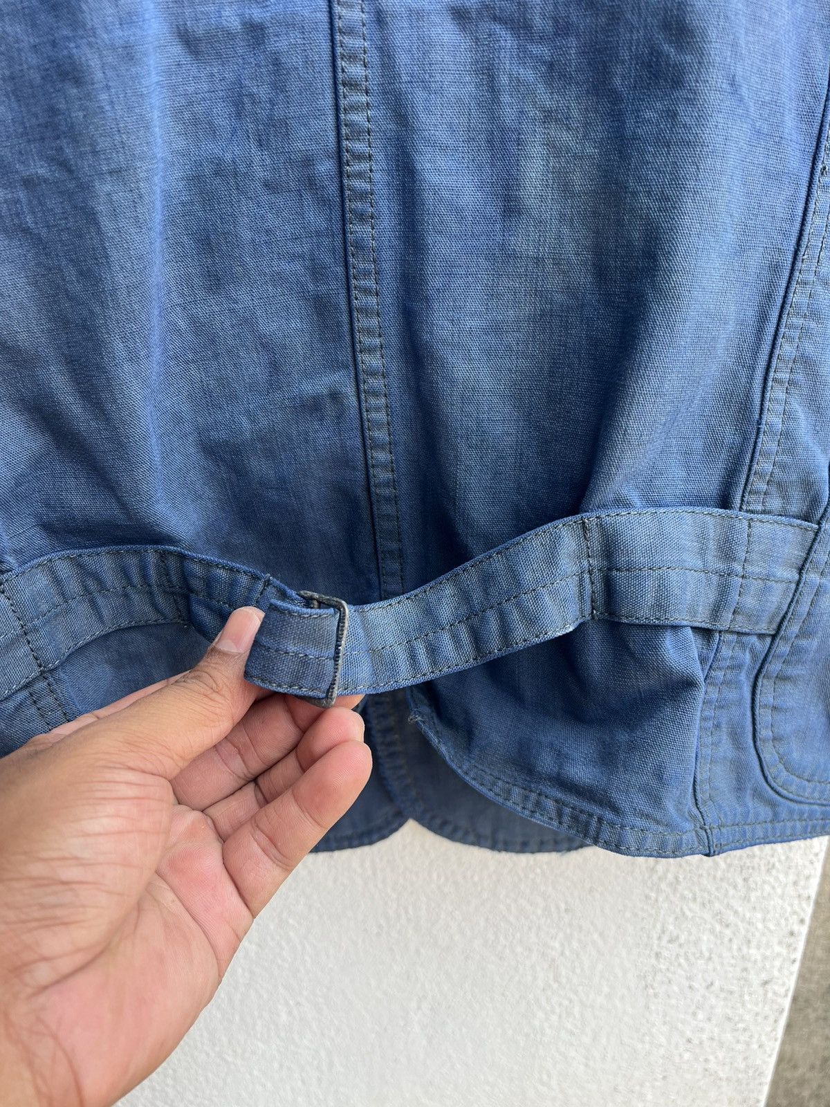 Momotaro Jeans Vintage Distressed Momotaro Denim Vest Jacket Size US M / EU 48-50 / 2 - 12 Thumbnail