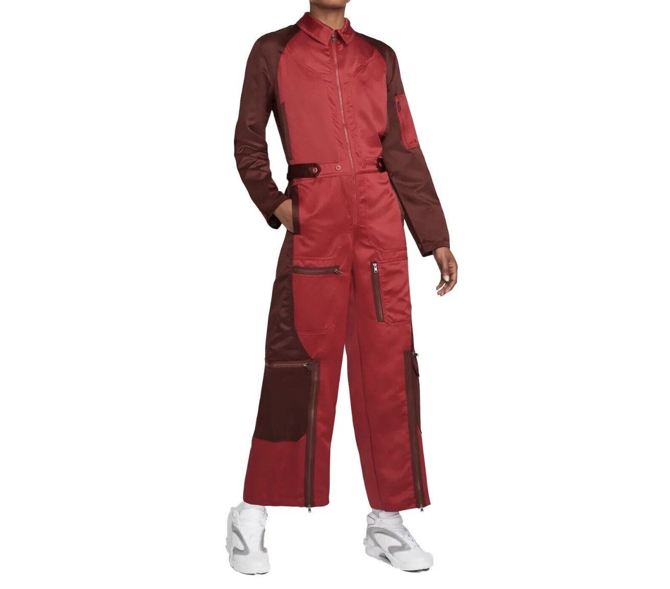 Jordan Brand Air Jordan 23 Engineered Flight Maroon Red Jumpsuit Sz XS Size XS / US 0-2 / IT 36-38 - 1 Thumbnail