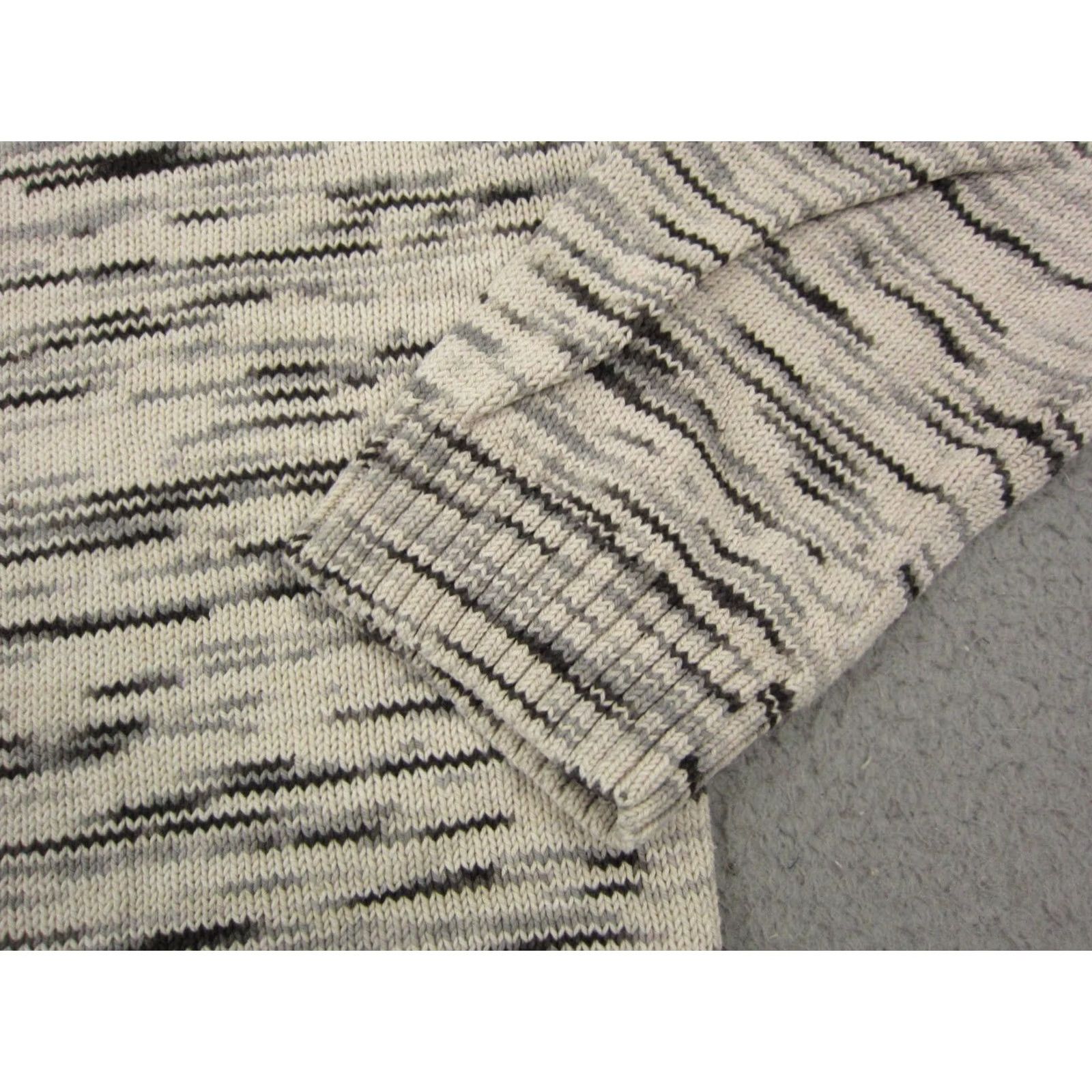 J.Crew J. Crew Sweater Womens Large Creme Knit Cotton Pullover Size L / US 10 / IT 46 - 4 Thumbnail