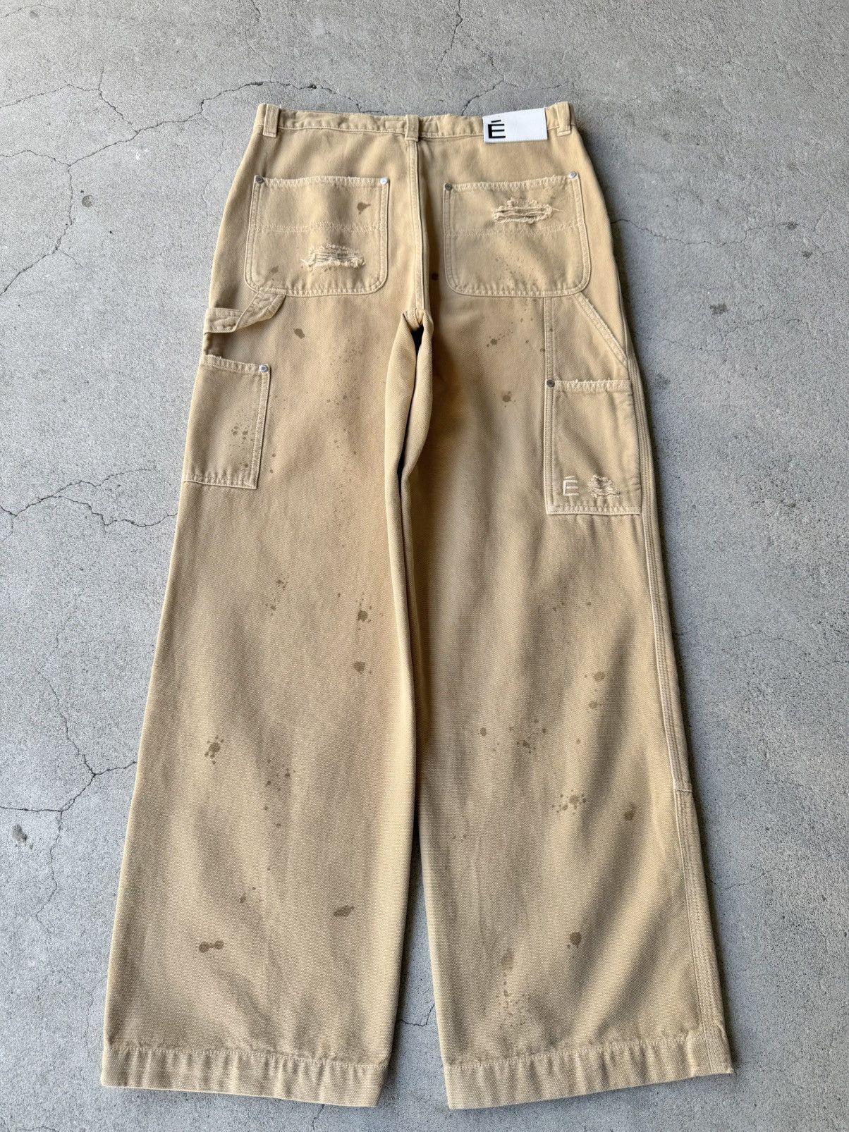 Etudes Etudes Studio 25SS Distressed Loose Carpenter Pants Size US 30 / EU 46 - 2 Thumbnail