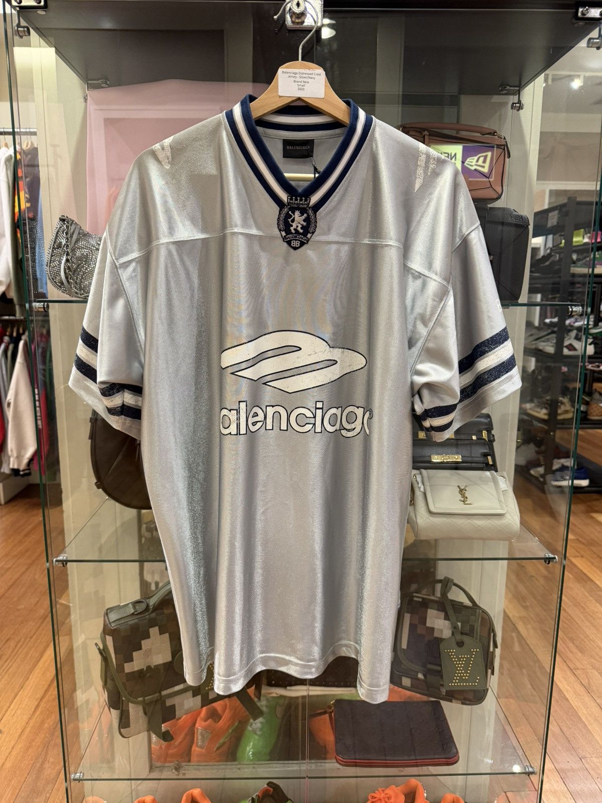 Balenciaga Balenciaga 3B Football Jersey Size US S / EU 44-46 / 1 - 1 Thumbnail