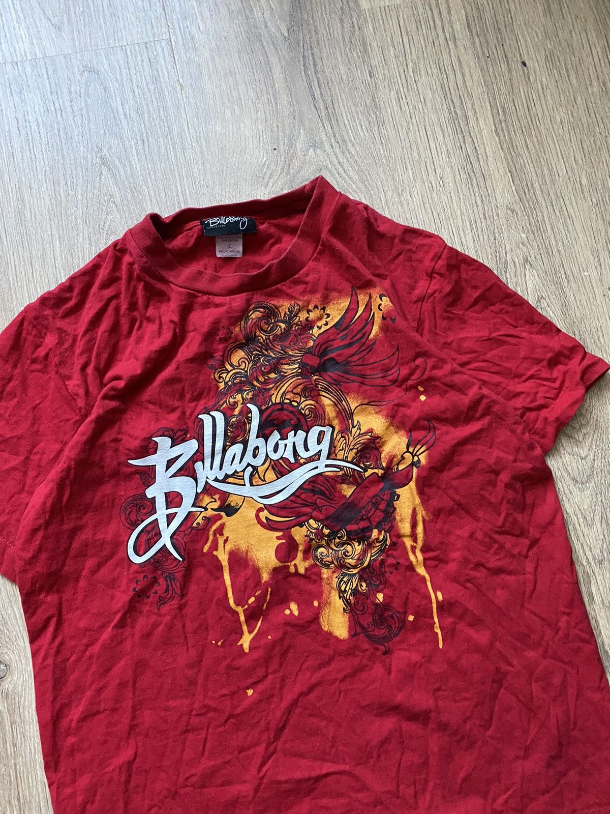 Billabong × Stussy × Vintage 🔥90’s Y2k Billabong Vintage skull Big Logo Tee T shirt Size US M / EU 48-50 / 2 - 2 Thumbnail