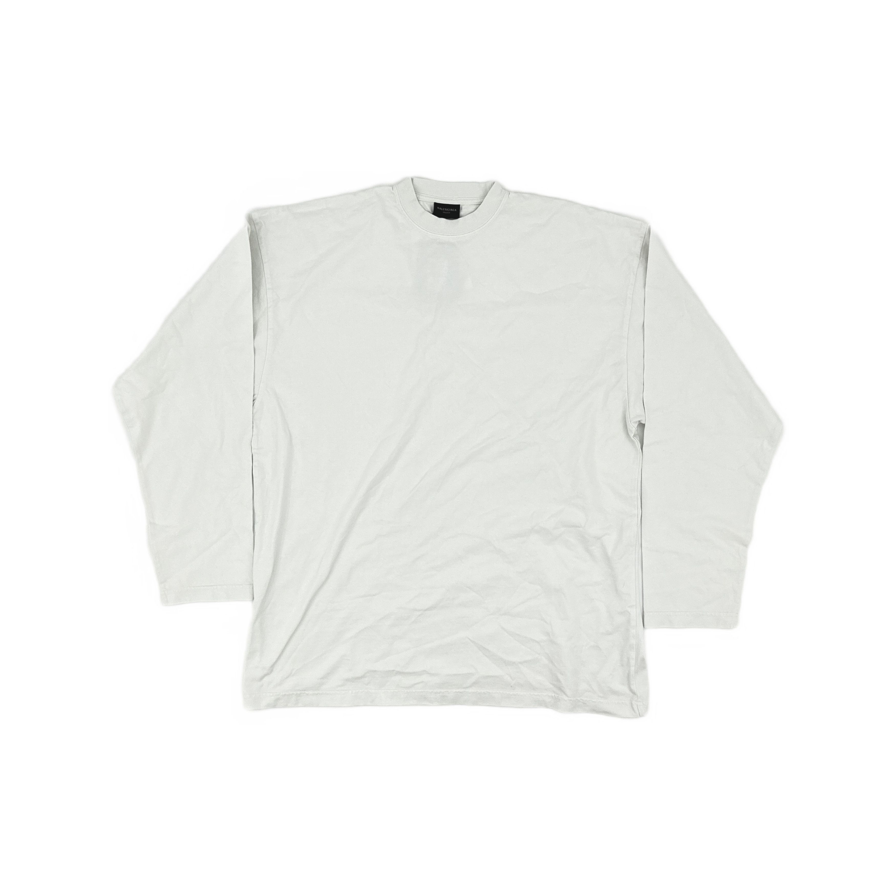 Balenciaga Balenciaga Archive Multi Logo Longsleeve Tee Shirt