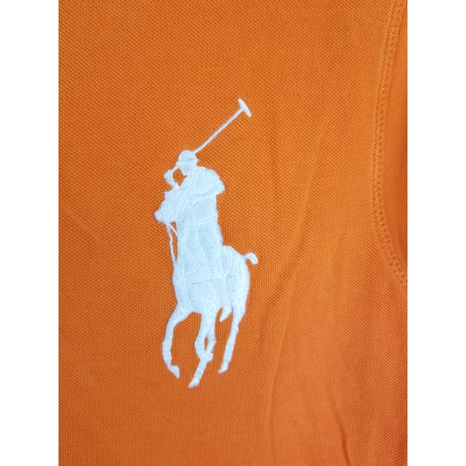 Ralph Lauren VINTAGE Ralph Lauren ORANGE YACHT CLUB SHORT SLEEVE POLO SHIRT SZ MEDIUM Mens Polo Shirt Size US M / EU 48-50 / 2 - 3 Thumbnail