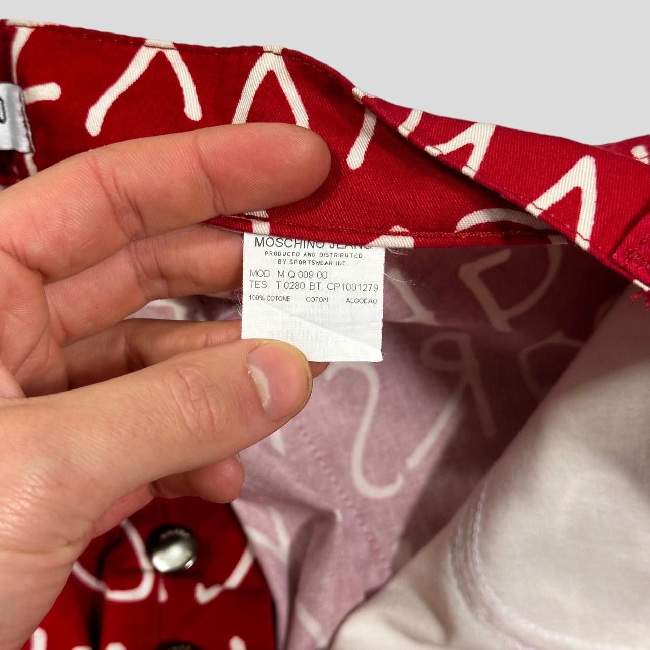 Moschino Moschino Jeans 00’s ABC Set Red - W32 & XXL Size US XL / EU 56 / 4 - 6 Thumbnail