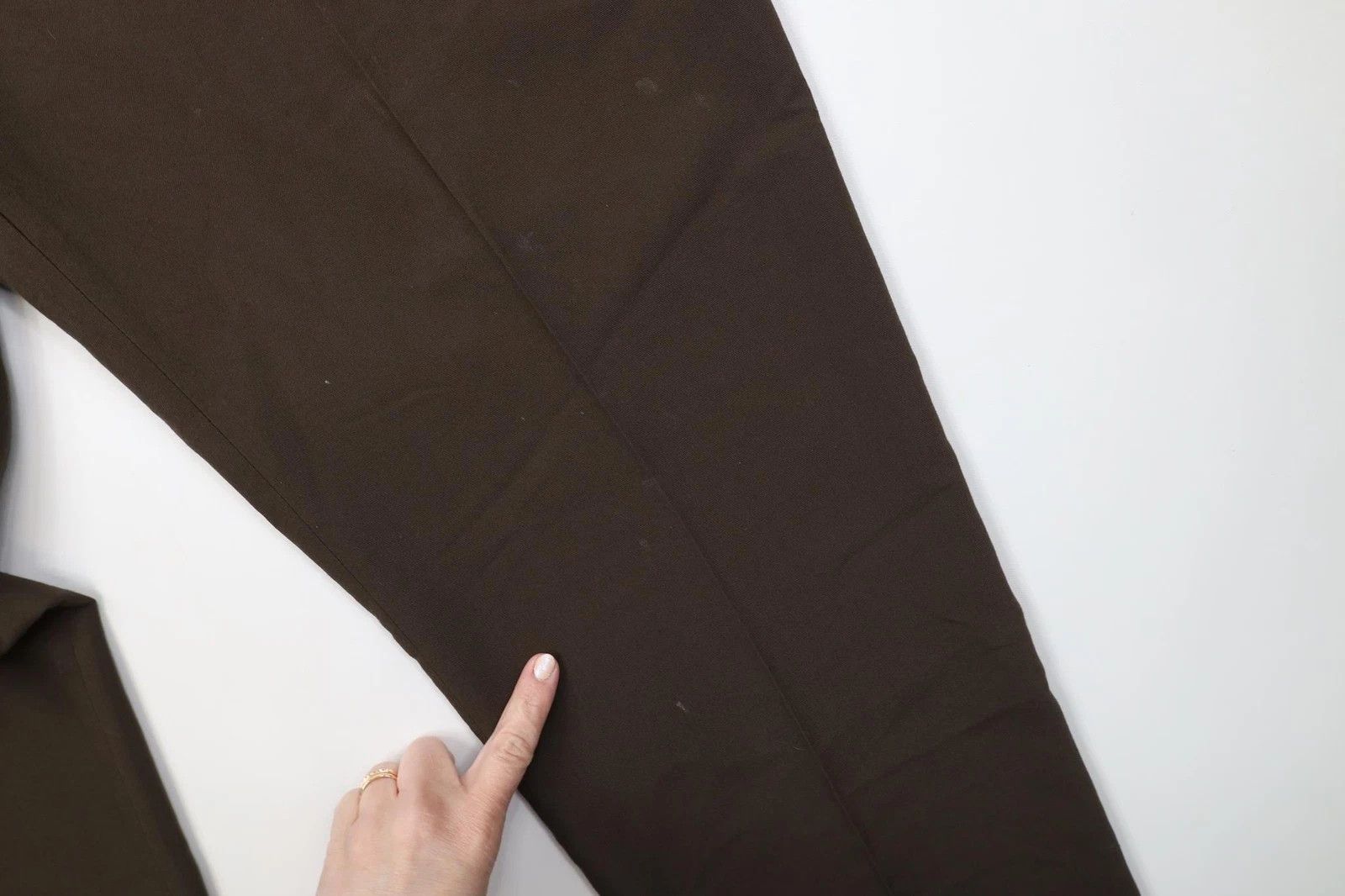 Vintage Vintage 90s Streetwear Rayon Gabardine Wide Leg Chino Pants Size US 36 / EU 52 - 6 Thumbnail