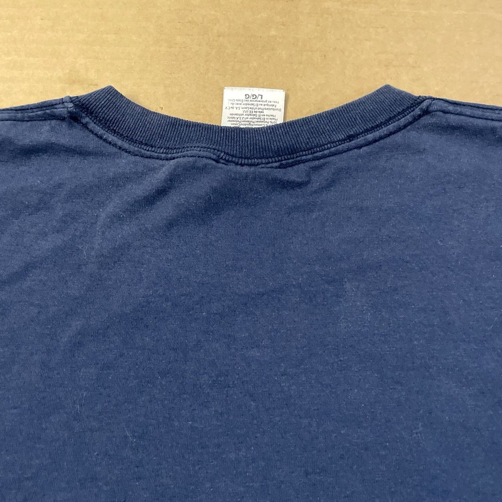 Fruit Of The Loom VINTAGE Paramount Staffing Shirt Adult Large Blue USA 90s Fruit of the Loom Mens Size US L / EU 52-54 / 3 - 8 Thumbnail