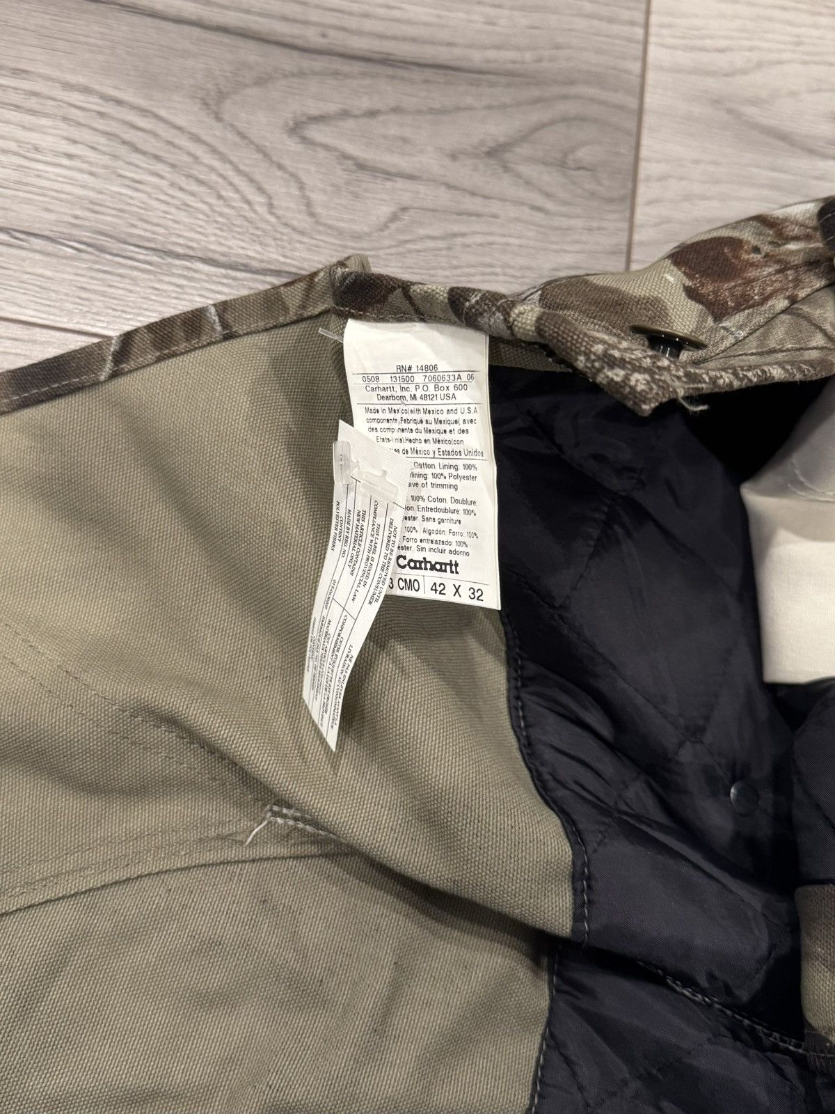 Carhartt Carhartt Real Tree Camo Bib Overalls Mens Size 42x32 NWOT Size US 42 / EU 58 - 7 Thumbnail