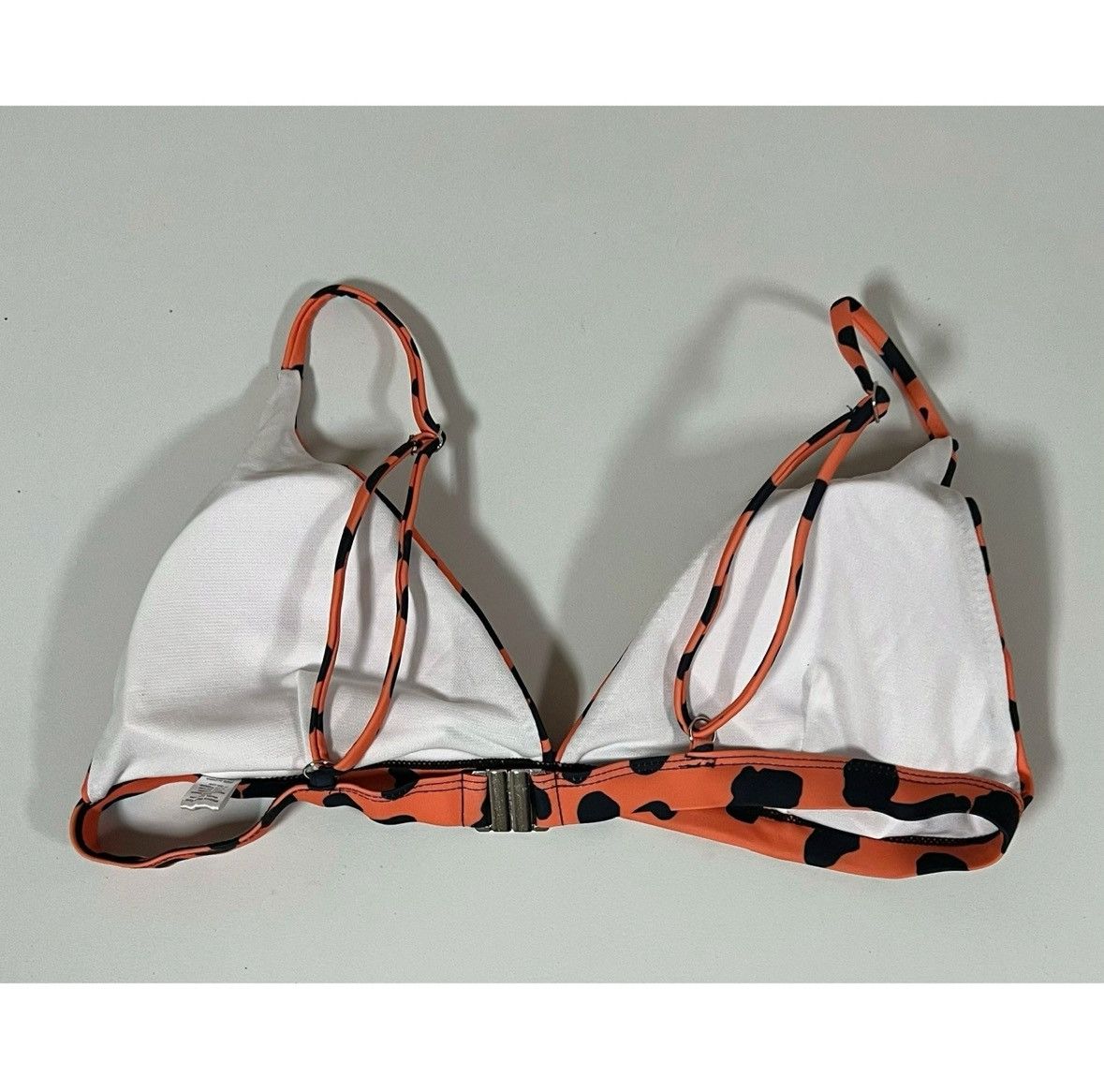 Other Orange Dalmatian Polka Dot Bikini Top Bathing Suit Size S 🧡🖤 Size S / US 4 / IT 40 - 4 Thumbnail
