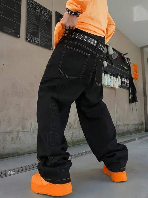 Other Modern DRIP Graphic baggy jeans pants Size US 32 / EU 48 - 3 Thumbnail
