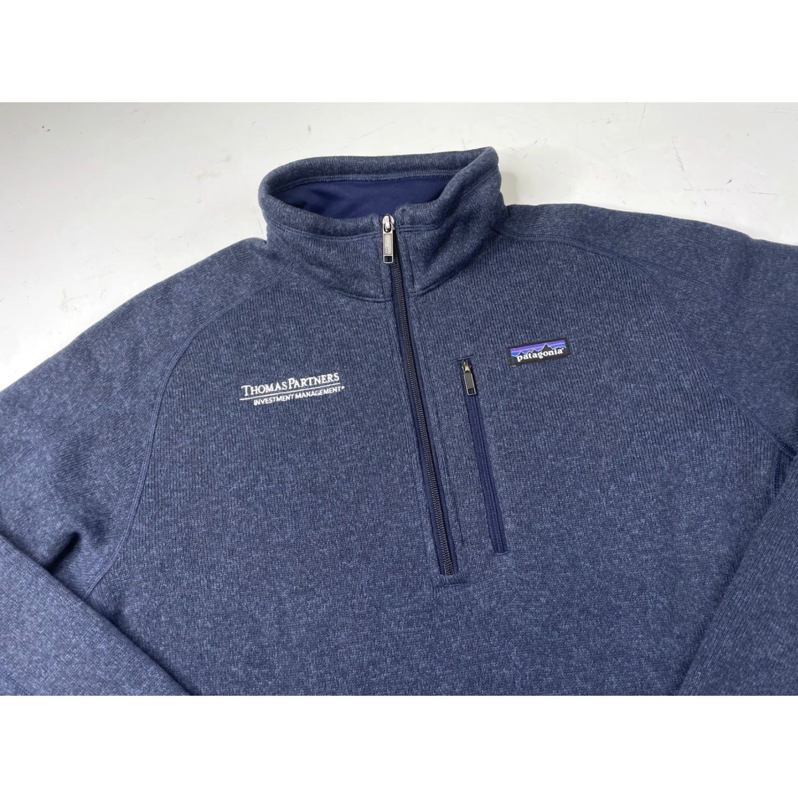 Patagonia Patagonia Sweater Men L 1/4 Zip Fleece Blue Regular Pullover Mock Neck Classic Outdoor All Seasons Size US L / EU 52-54 / 3 - 2 Thumbnail