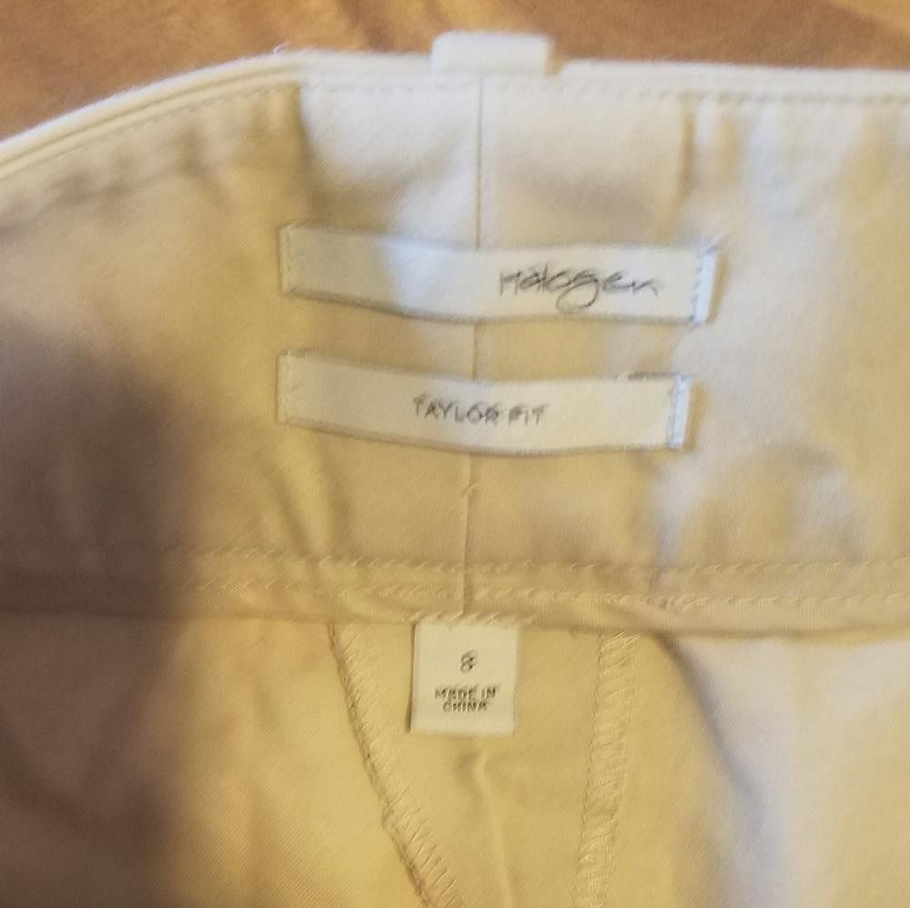 Designer Halogen Taylor Fit Khaki Cropped Size 8 Size 30" / US 8 / IT 44 - 3 Thumbnail