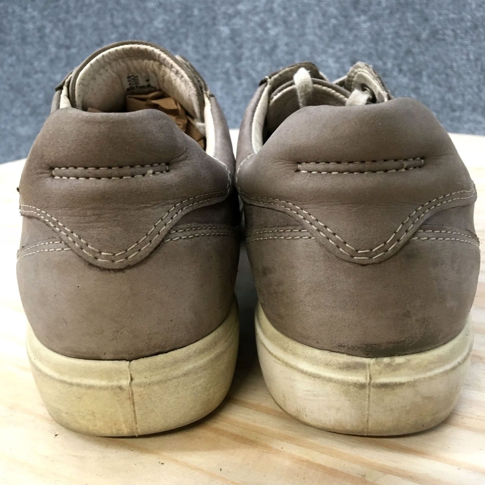 Ecco ECCO Shoes Womens Casual Sneakers Leather Low Top Grey Lace Up Comfort Size S / US 4 / IT 40 - 5 Thumbnail
