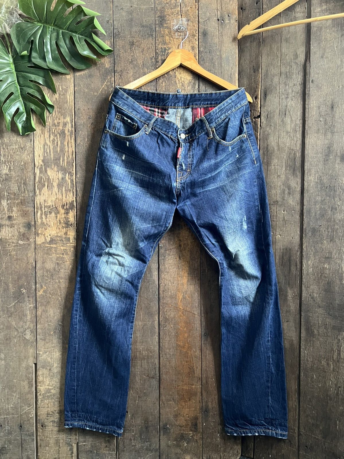 Dsquared2 Dsquared2 Button Fly Denim Jeans Size US 37 - 1 Thumbnail