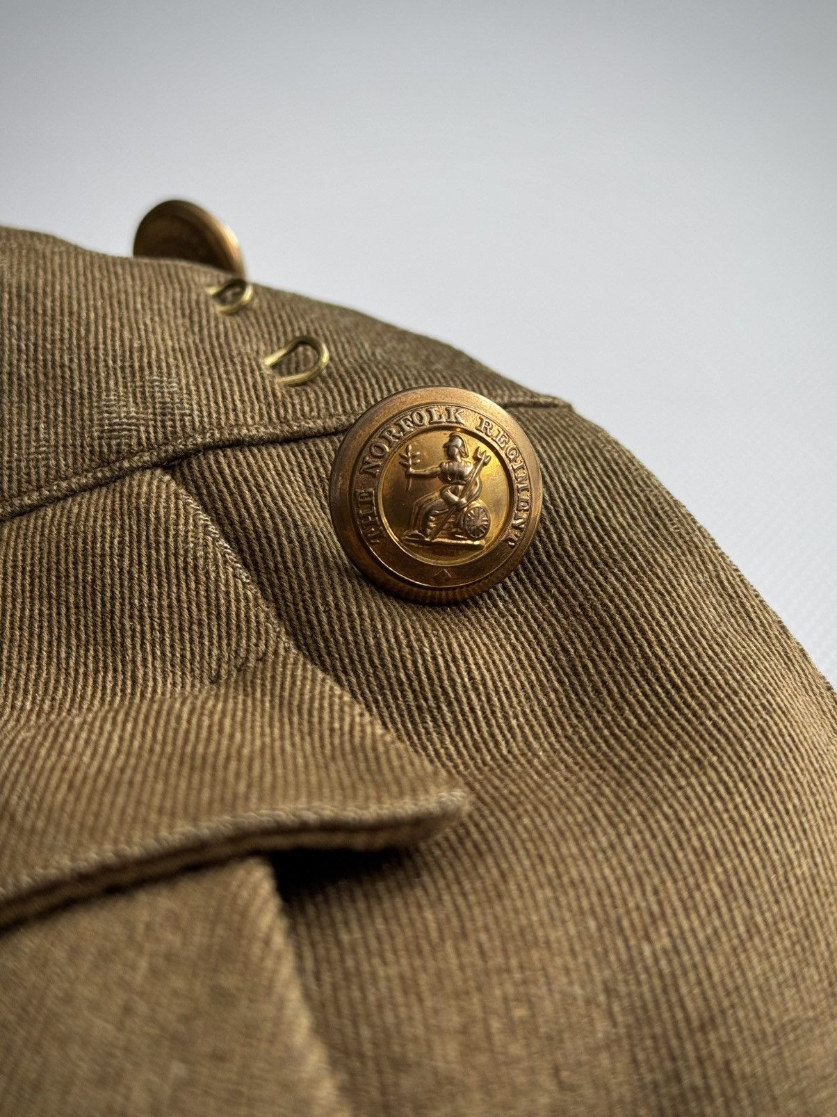 Vintage WW1 British Army Officers Cuff Rank Service Dress Tunic Size US S / EU 44-46 / 1 - 10 Thumbnail